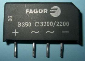 2A/3,7A/250V PINY PŁASKI FAGOR MOSTEK