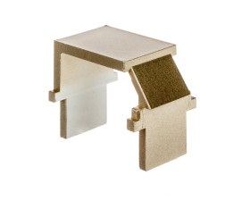 Simon Classic Zaślepka gniazda teleinformatycznego pojedynczego RJ złoty mat BWB/44