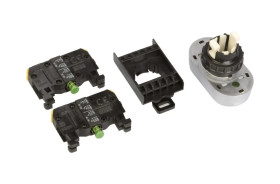 Przycisk sterowniczy 22mm podwójny czerwony/zielony z samopowrotem 2Z ST22-2KL-20\Z/C