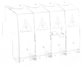 Osłona przyłączy górna i dolna 4P dla rozłączników rozmiar 4 HZC218