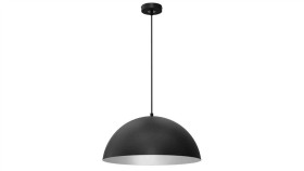 Lampa Wisząca Beta Black/White 1Xe27 45Cm Mlp8955 Milagro