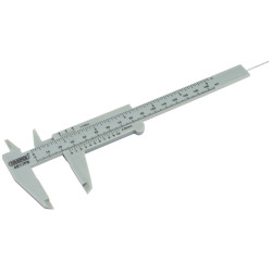 Draper 73863 150mm OR 6&quot; Plastic Caliper Gauge