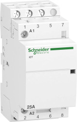 Stycznik instalacyjny Schneider Electric A9C20833 A9C20833, 3 styki, 400 V/AC, 25 A, 1 szt.
