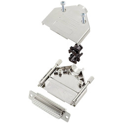 Encitech 6355-8056-13 D-Sub Receptacle 44 Pins Solder Bucket 180&#xB0;