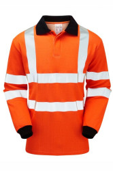 Poloshirt FR AST ARC Hi Vis Orange