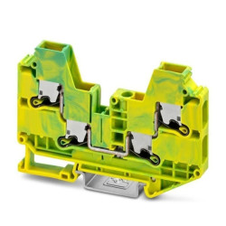 Złączka szynowa 4-przewodowa 6mm2, listwa zaciskowa żółto zielona XTV 6-QUATTRO