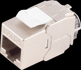 BS08-10032 Keystone module, RJ45 socket / LSA, Cat.6a, ReFix
