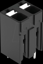2086-3122 THR PCB terminal block, push-button, 1.5 mm², 2-pin