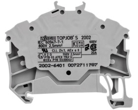 Złączka 4-przewodowa 2,5mm2 szara 2002-6401 TOPJOBS