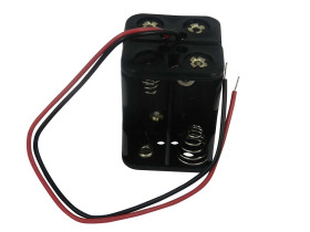 Uchwyt do baterii, x 4, maks. Ø 12mm, Smycz przewodu