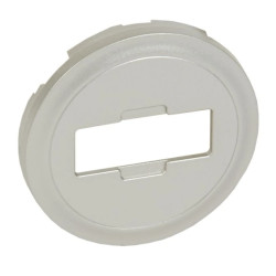 CELIANE Plakietka do gniazda teleinformatycznego SUB D9 tytan 068515