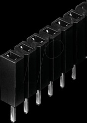 BL1.10 Z female connector 2,54mm, 1x10, separable, tin plated