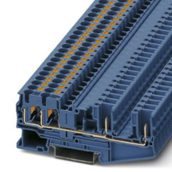 Blok zacisków przelotowych Phoenix Contact 24 → 10AWGWciskane PT 4-QUATTRO/2P BU 32A 800 V