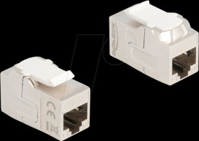 90718 Keystone Module coupler RJ45 jack to RJ45 jack Cat.6A shielded