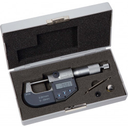 Mikrometr, typ: Podstawowe, dokł. 0,01 mm, Jednostki brytyjskie, metryczne