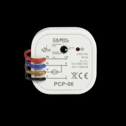 przekaźnik czasowy do sterowania wentylatorem, dopuszkowy, 5A, 230V AC PCP-06