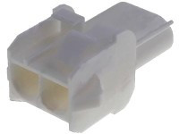 TEC2G/2 Obudowa złącza, typ obudowy: gniazdo (żeńska), 2pin (można użyć terminali męskich lub żeńskich) raster pinów: 6.35mm - T