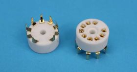 PODSTAWKA 9-PIN NOVAL PCB Au CERAMIC