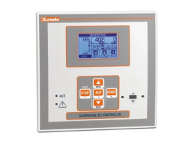 Panel sterowania agregatu z wykrywaniem błędu sieci LCD CAN USB WiFi 12/24V DC IP54 RGK601