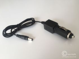 ŁADOWARKA SAMOCHODOWA WEJŚCIE: 12V WYJŚCIE: 12V WTYK: 5,5/2,1 KABEL: 90CM (LAD-SAM-90)