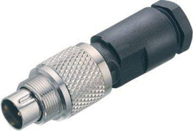 binder 99 0401 00 02-20 Złącze męskie kablowe złącze męskie proste Seria: 712 Łączna ilość styków: 2 1 szt.