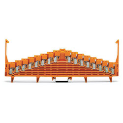 WAGO 727-125/002-000 8-level Same Potl. Block a-h/h-a Lock 7.5mm Orange