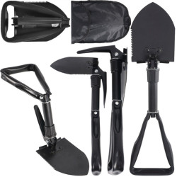 Saperka łopata składana polowa SURVIVALOWA 4w1 do kampera