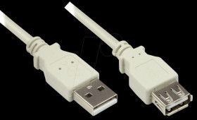 2511-OF5 USB 2.0 male A &gt; female A, 5m