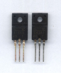 2SA1668+2SC4382 2A 200V TO-220 KOMPLET TRANZYSTORÓW