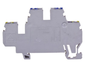 Złączka dwupiętrowa 4-przewodowa PE / N 2,5mm2 szara 870-517 /50szt./