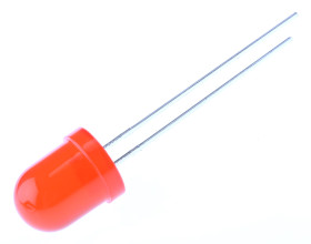 LED, THT, czerwona, 2-Pin, 2.5 V, 30 °, Kingbright