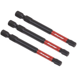 Sealey AK8270 TRX Star* T30 Impact Power Tool Bits 75mm - 3pc