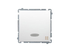 SIMON BASIC Wyłącznik krzyżowy z podświetleniem biały BMW7L.01/11 KONTAKT SIMON