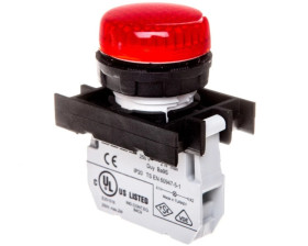 Lampka sygnalizacyjna B z oprawką Ba9S, czerwona, T0-B030XK