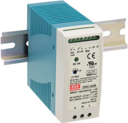 DRC-100A zasilacz impulsowy buforowy 13,8V / 4,5A