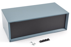 Obudowa Aluminium, stal wysokość zew: 102 mm szerokość zew: 152 mm długość zew: 305 mm 305 x 152 x 102mm