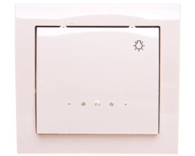 KIER Przycisk /światło/ z podświetleniem beżowy ŁP-5WS/01