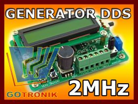 Generator sygnałowy - funkcyjny DDS 2MHz (UDB1002S)
