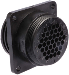 Złącze wielostykowe przemysłowe 37-pinowe, panelowe Gniazdo TE Connectivity