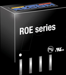 ROE-0515S ROE DC/DC converter, 5 Vin, Single, 15 Vout, 66 mA, SIP4