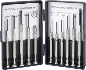 Zestaw wkrętaków precyzyjnych 11 sztuk