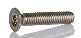 Śruba maszynowa M5 łeb z łbem stożkowym Stal nierdzewna długość 25mm