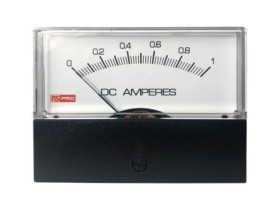 Amperomierz analogowy panelowy 1 (Input)A DC 0C do +60C RS PRO