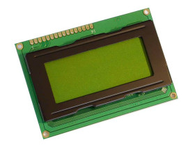Wyświetlacz LCD Display Elektronik DEM16481SYH-LY-CYR22 czarny żółto-zielony (S x W x G) 87 x 60 x 13.5 mm