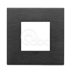Ramka ozdobna 2M metal szczotkowany czarny, 22642.13