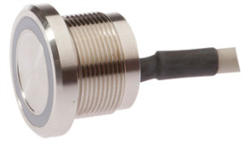 Czujnik Mechaniczny Przycisk Led M22x1 20Dł 24V Dc 200Ma No 1,5M Kabel Ym22c839