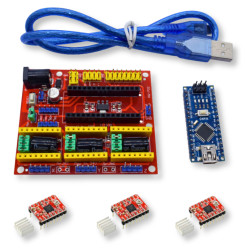 Zestaw do sterowania Drukarką 3D Stepsticki A4988 - Shield z Arduino Nano