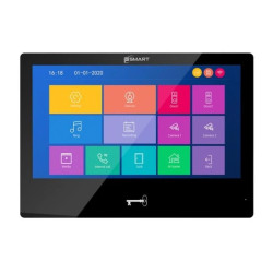 Monitor wideodomofonu 10cali kolorowy @SMART M10T-B-WiFi czarny, ekran dotykowy