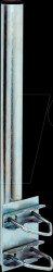 330005 Satellite mast, steel, 50cm, with 48-mm double clamp