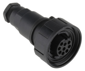 Złącze wielostykowe przemysłowe 9-pinowe Montaż na kablu Gniazdo Bulgin